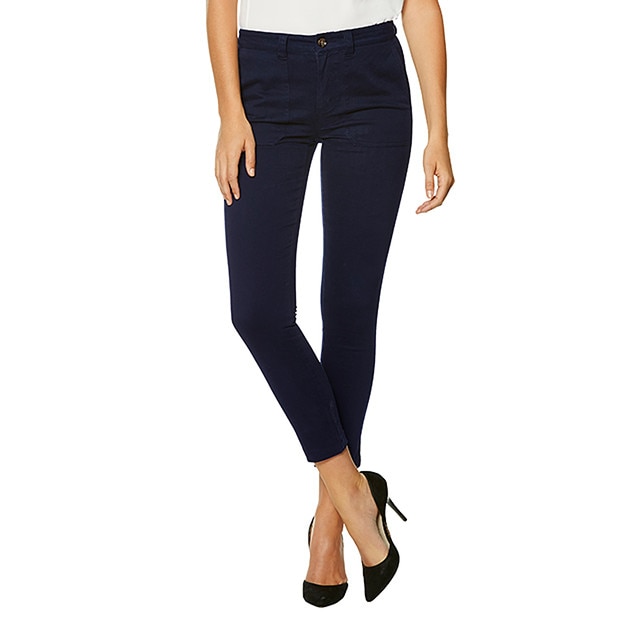 Slim Leg Cargo Pants Peacoat Target Australia