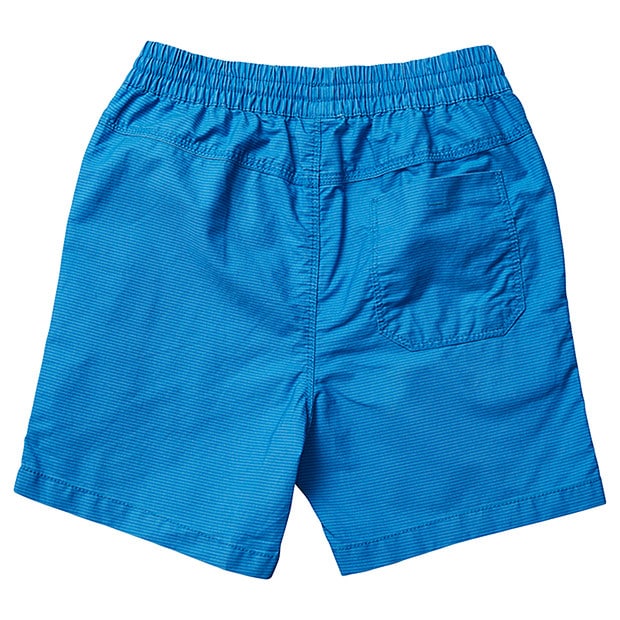 Boys' Stripe Print Cotton Volley Shorts Riviera Blue Target Australia