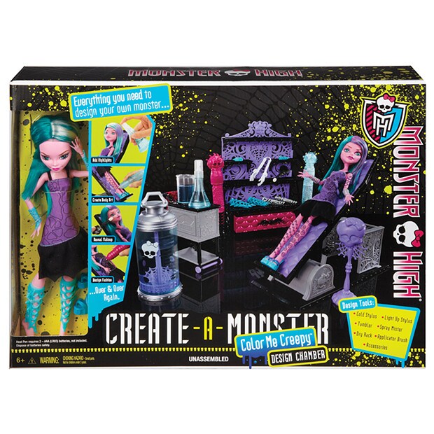 Monster High Create-A-Monster Color Me Creepy Design Chamber | Target ...
