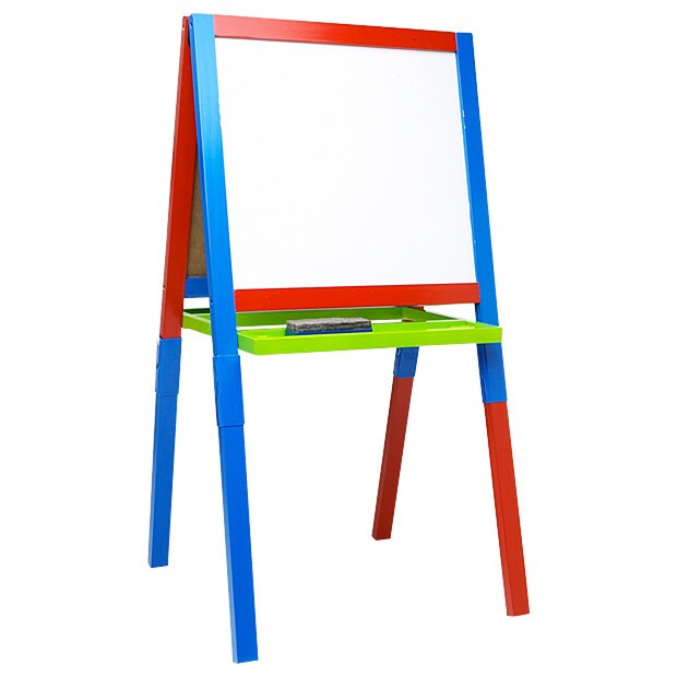 Funky Creations Wooden Blackboard + Whiteboard With Detachable Legs