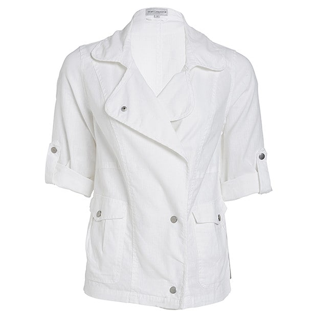Utility Jacket White Target Australia