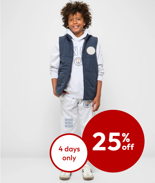 25% off kids' English Premier League clothing 25% off kids' English Premier League clothing