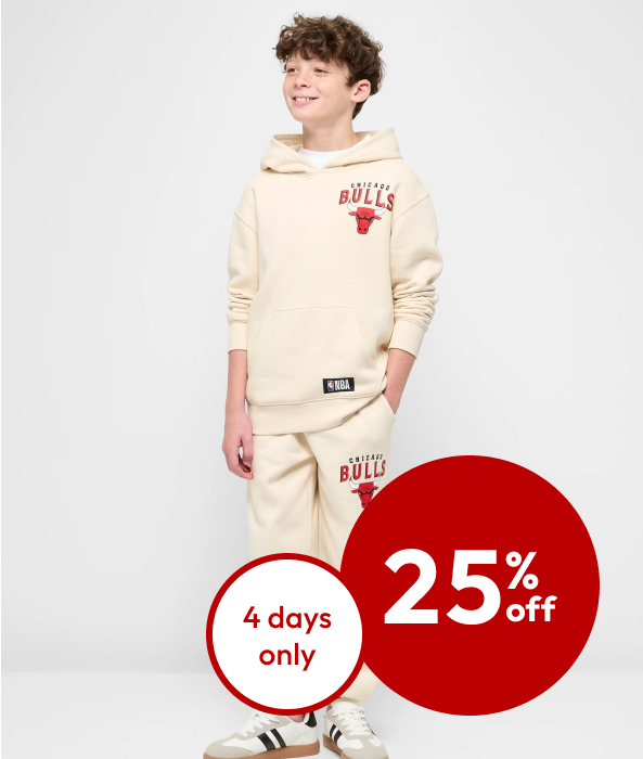 25% off kids' NBA clothing 25% off kids' NBA clothing