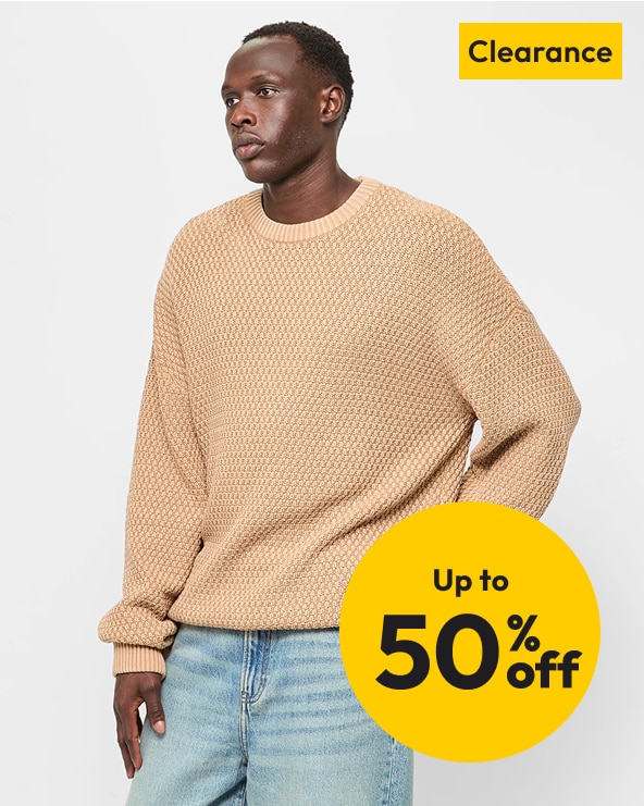 Selected Men's clearance clothing, footwear & accessories Selected Men's clearance clothing, footwear & accessories